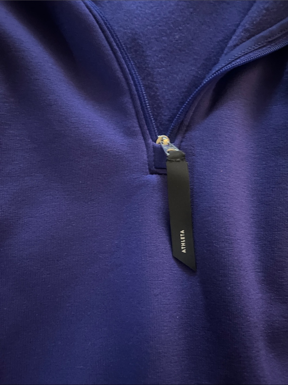 Athleta Purple Half-Zip Pullover Sweatshirt - Picture 3 of 6